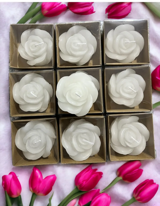 Kraft Kutu İçinde Gül Mum