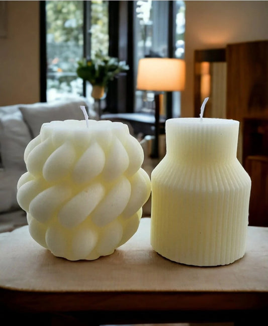 Dekoratif 2li Mum Seti